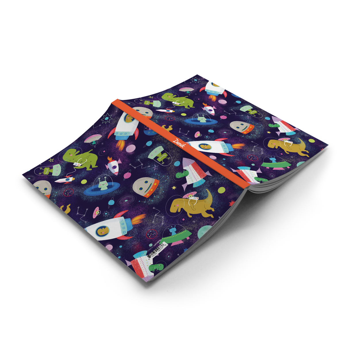 Space Dinos Classic Layflat Journal Notebook