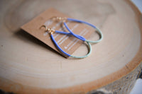 Seed Bead Teardrop Earrings