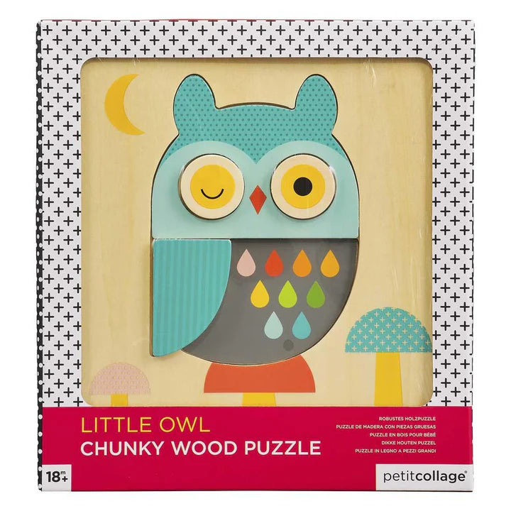 Little Owl Chunky Wood Puzzle