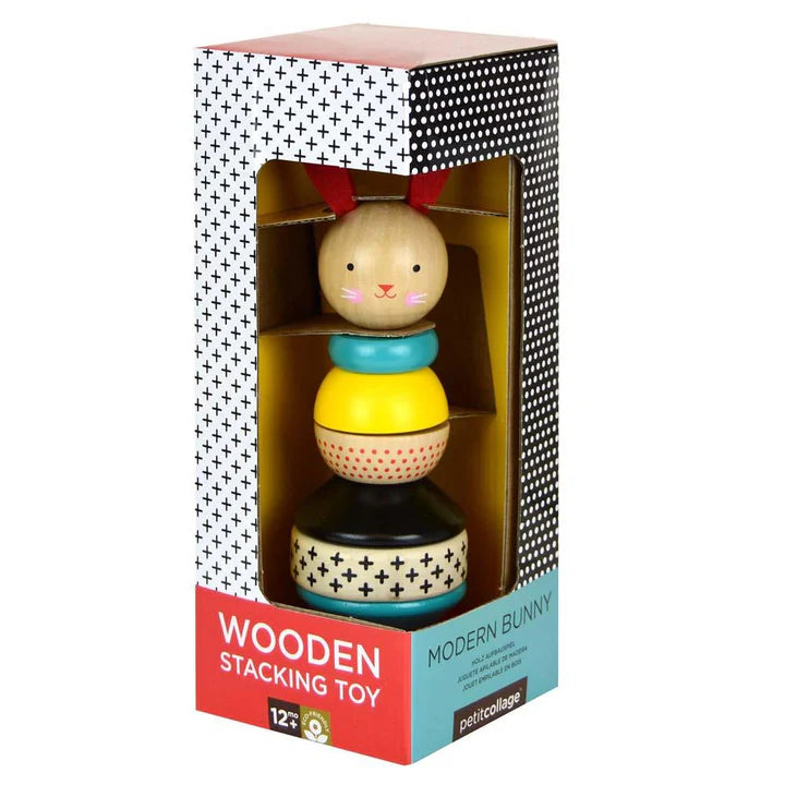 Modern Bunny Wooden Stacking Toy