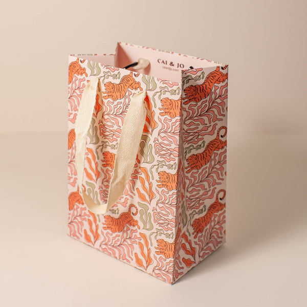 Tiger Print Gift Bag - Small