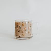 Mountain Wildflower Glass Mug