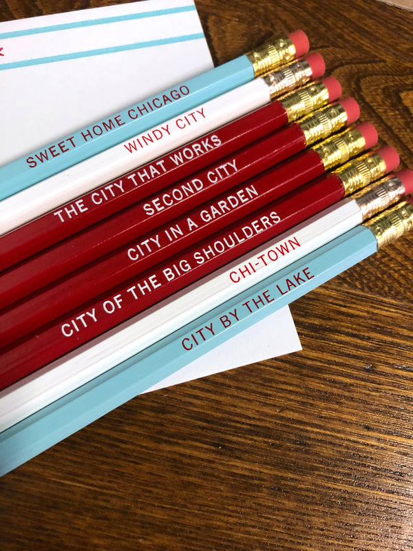 My kind of town pencil set