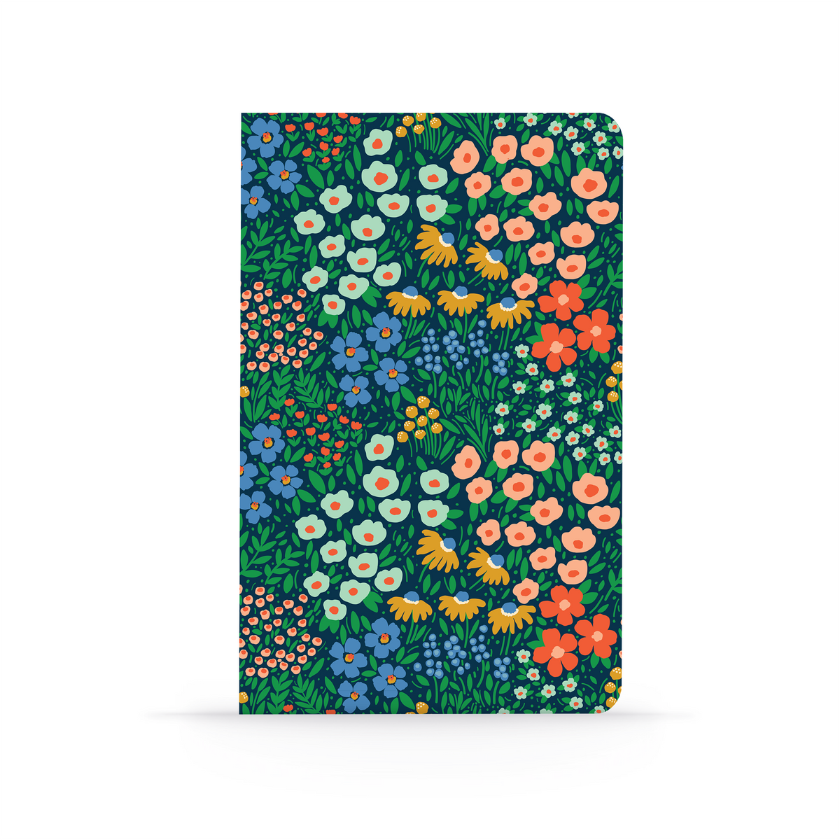 Navy Garden Layflat Journal Notebook