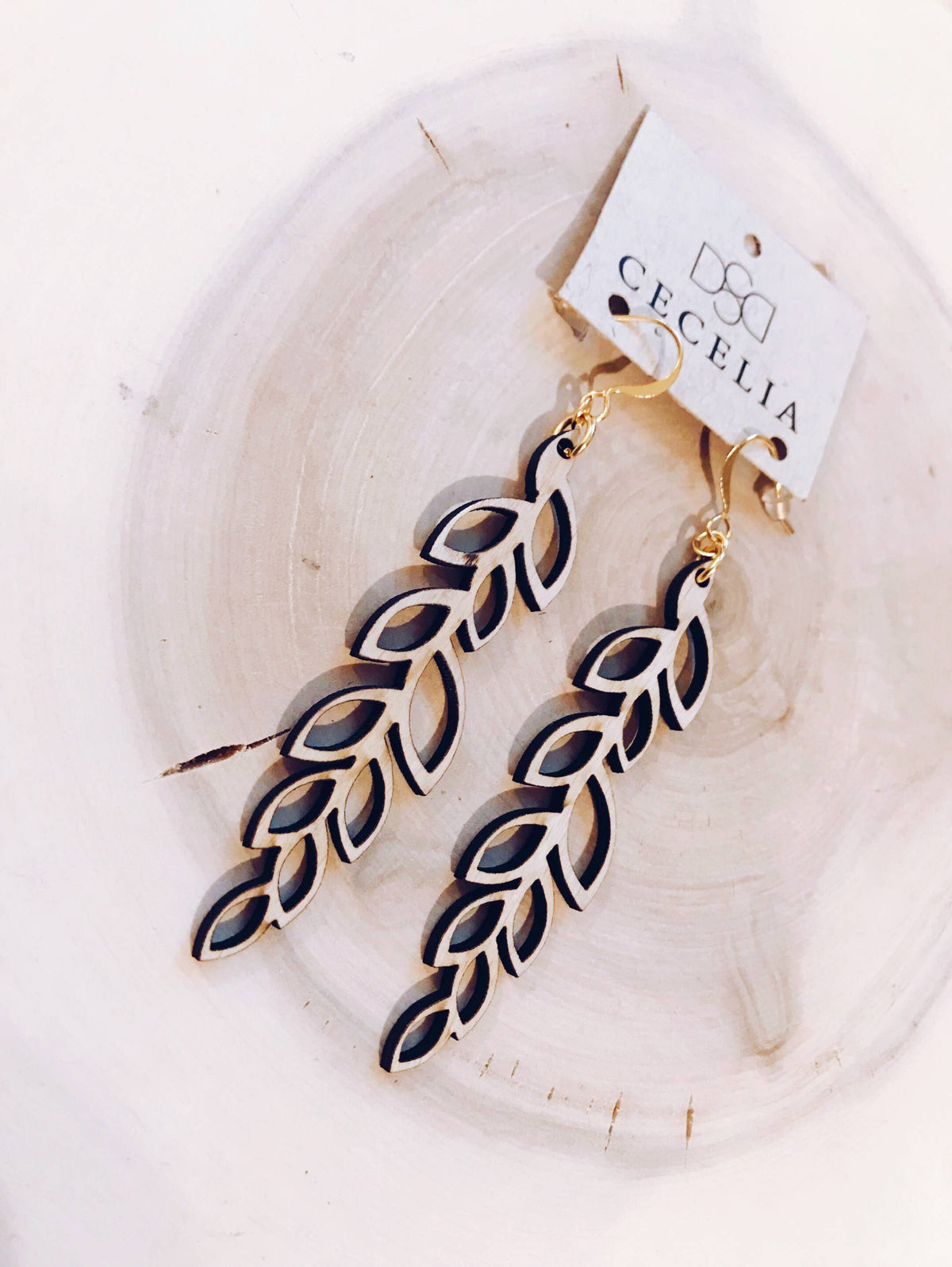 Fall Wood Earrings