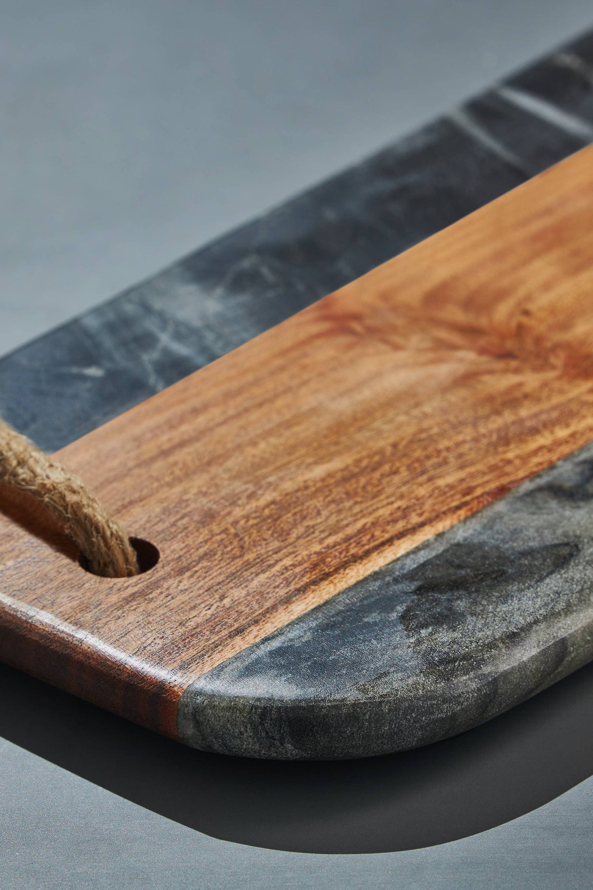 Sulguni Marble & Wood Cutting Board, Grey