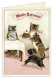 Cats & Cake Birthday Card