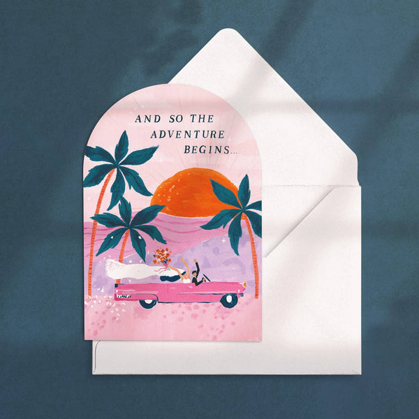 Adventures Wedding Card