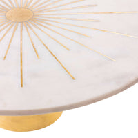 Sunshine Marble Cake Stand, 12"