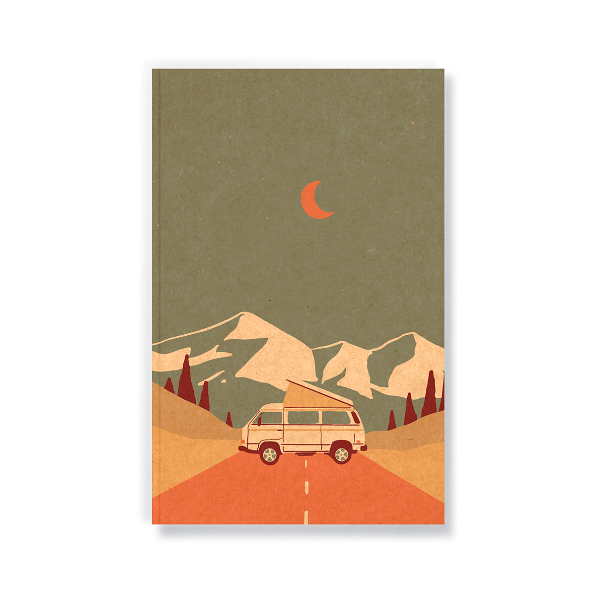 Mountain Van Kraft Layflat Notebook