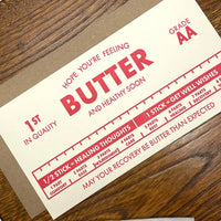 Butter Get Well Card