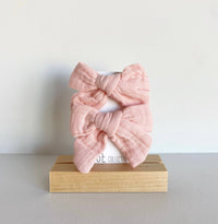 Muslin Cotton Bows - assorted