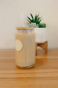 Iced Coffee Soda Glass