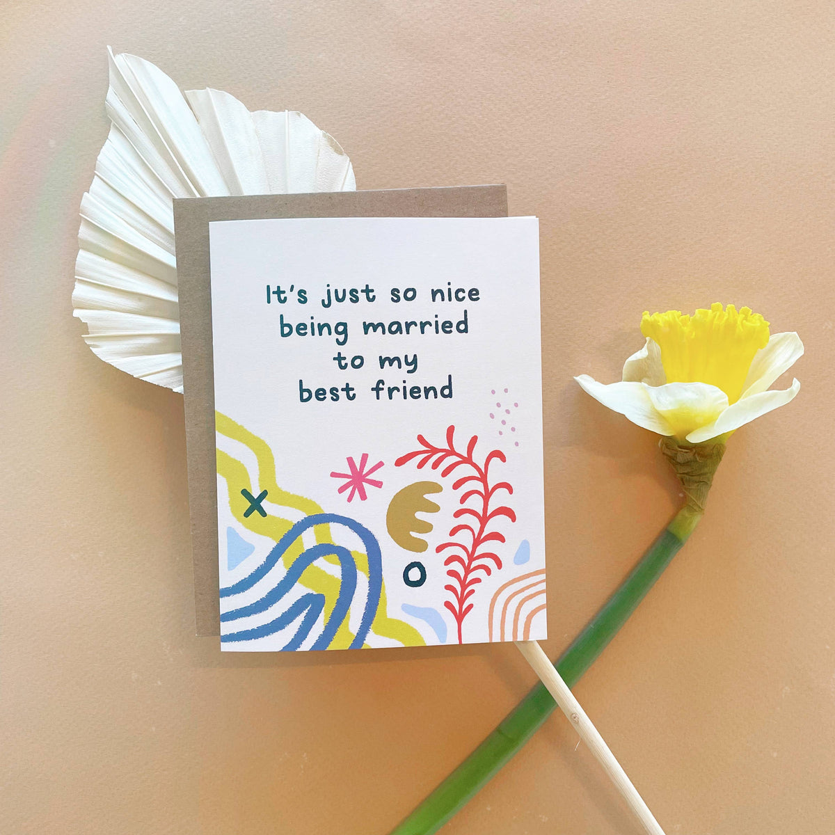 Marrying Best Friend Greeting Card