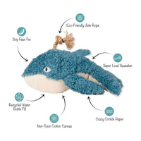 Earth Friend Dog Toy - Whale