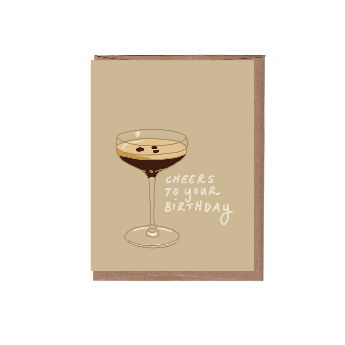 Scratch & Sniff Espresso Martini Birthday Card