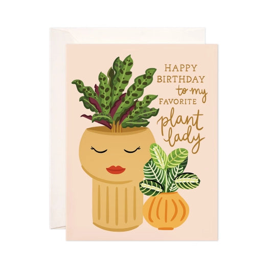 Plant Lady Birthday Card