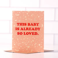 So Loved New Baby Card