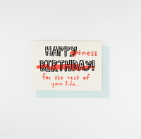 Happiness Birthday Card