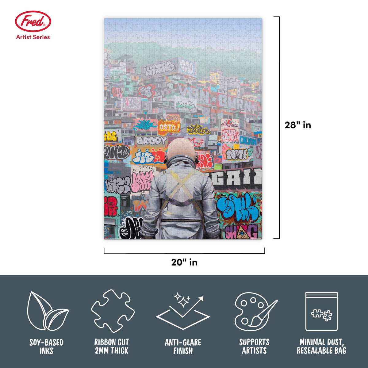 Scott Listfield- Graffiti City 1000 Piece Puzzle