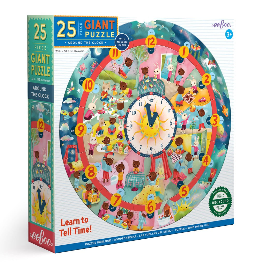 Around the Clock 25 Piece Puzzle