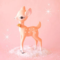 Retro Deer Figurine - Peach