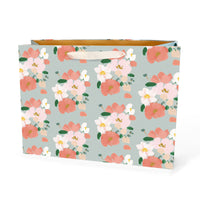 Coral Blooms Gift Bag