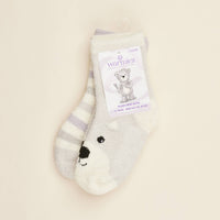 Marshmallow Bear Crew Kids Socks