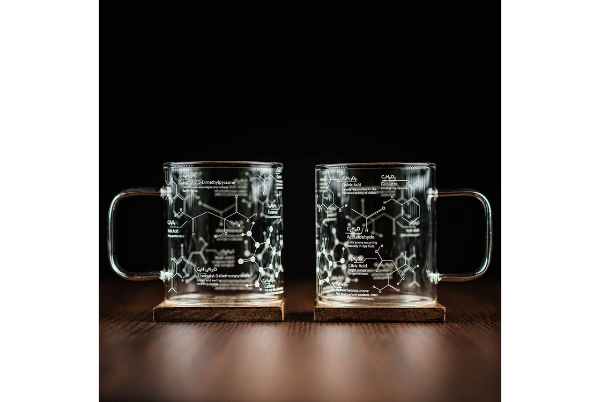 Science of Coffee Molecule Mug