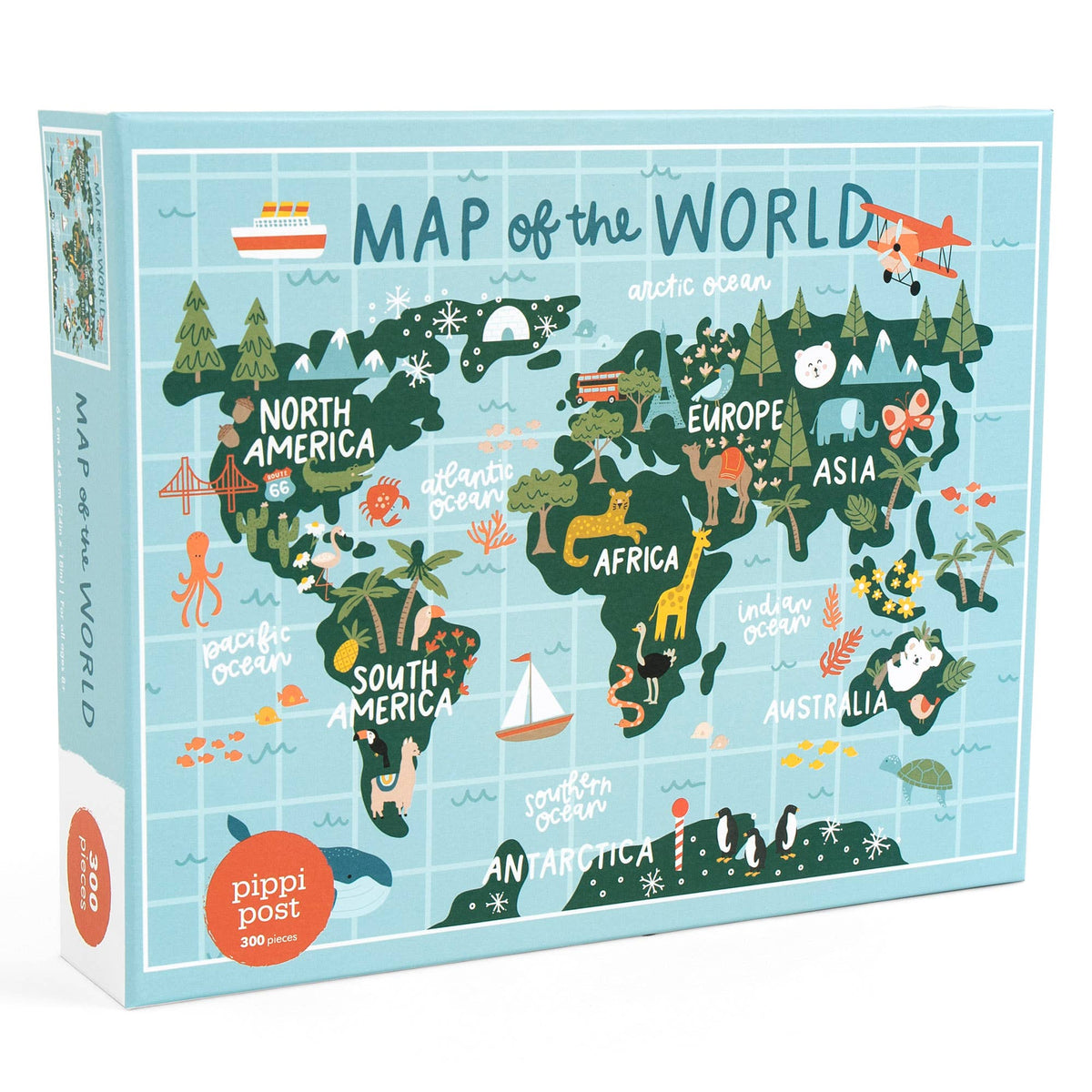 Map of the World 300 Piece Jigsaw Puzzle