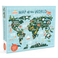 Map of the World 300 Piece Jigsaw Puzzle