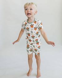 Bamboo Two Piece Shorts Set | Smiley Cowboy