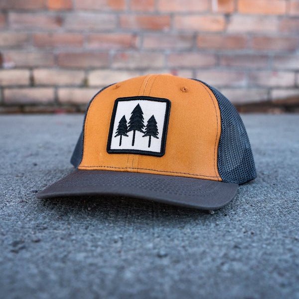 Three Tree Tri Tone Trucker-  Camel