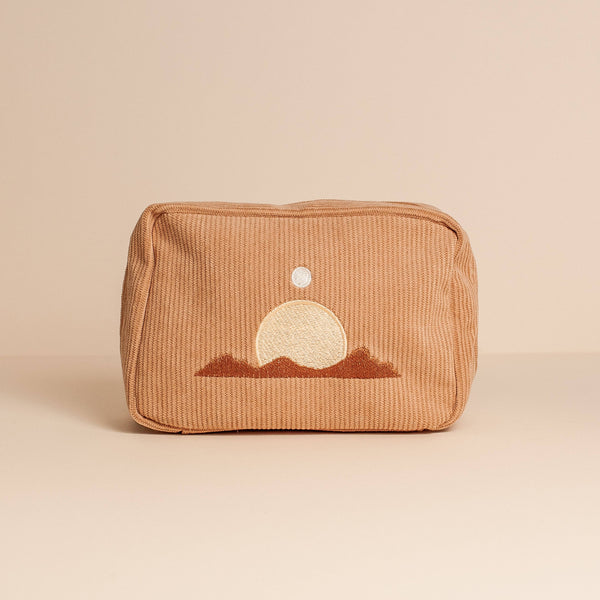 Corduroy Makeup Bag