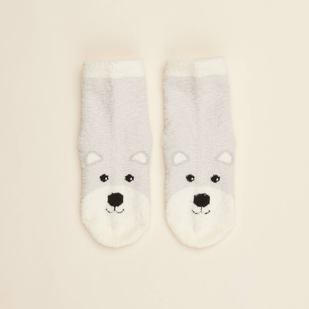 Marshmallow Bear Crew Kids Socks