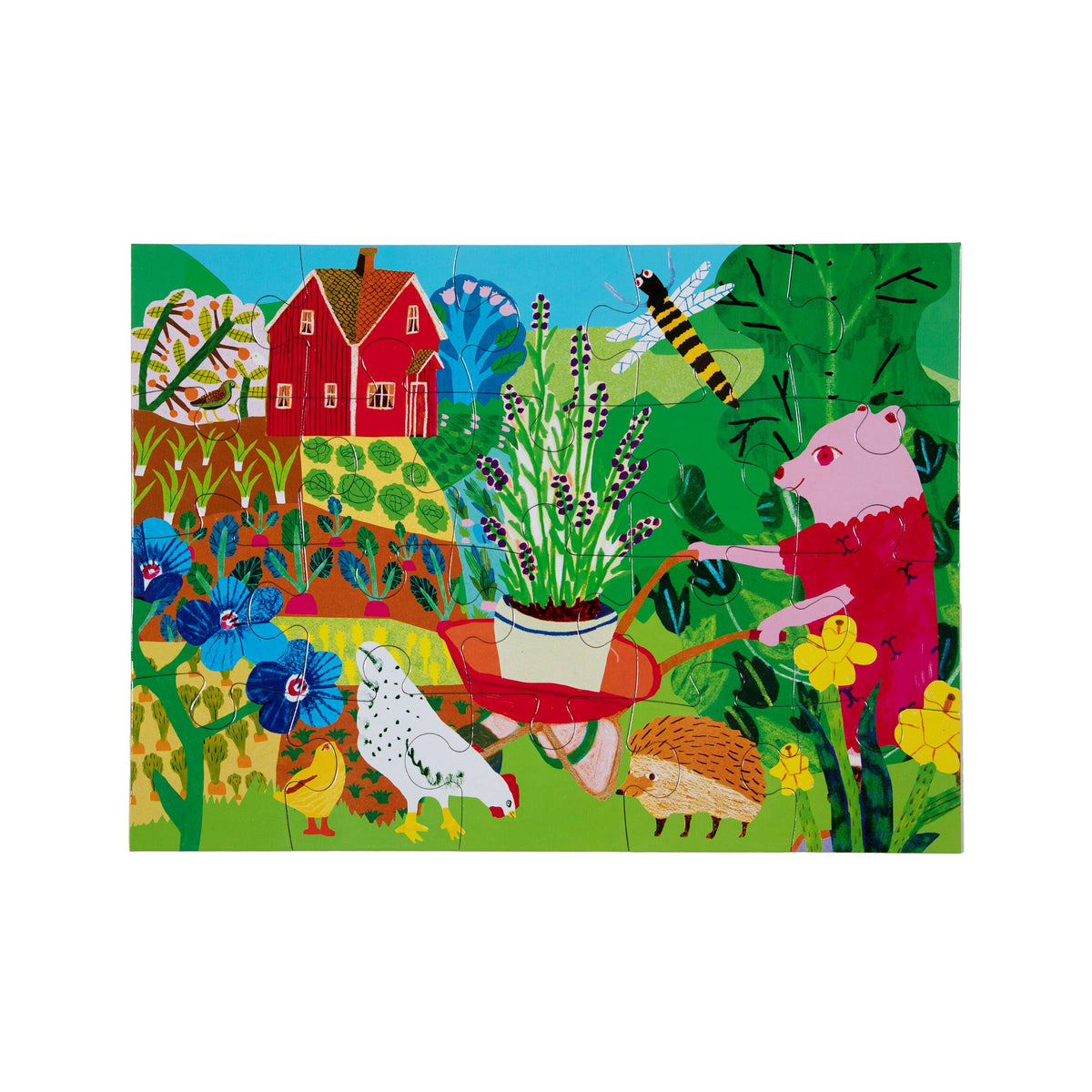 Gardening Bear 20 Piece Puzzle