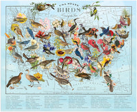 USA State Birds 1000 Piece Puzzle