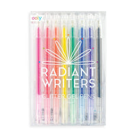 Radiant Writers Glitter Gel Pens - Set of 8