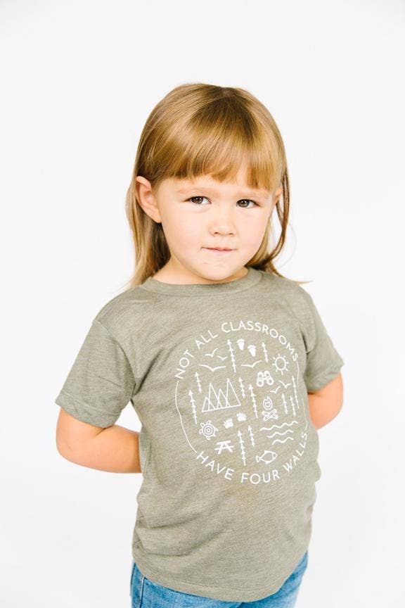 Not All Classrooms Have Four Walls T shirt Kids Graphic Tee | Summer 2024