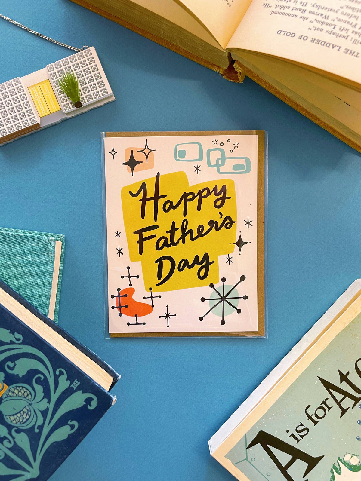 Father's Day Retro Greeting Card