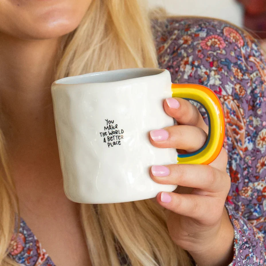 A Better Place Rainbow Handle Mug