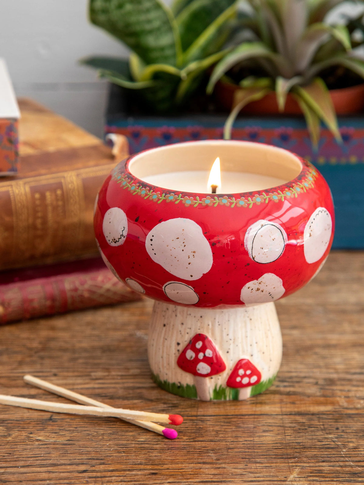 Mushroom Trinket Candle