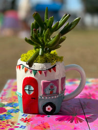 Folk Art Mug - Hazel The Camper