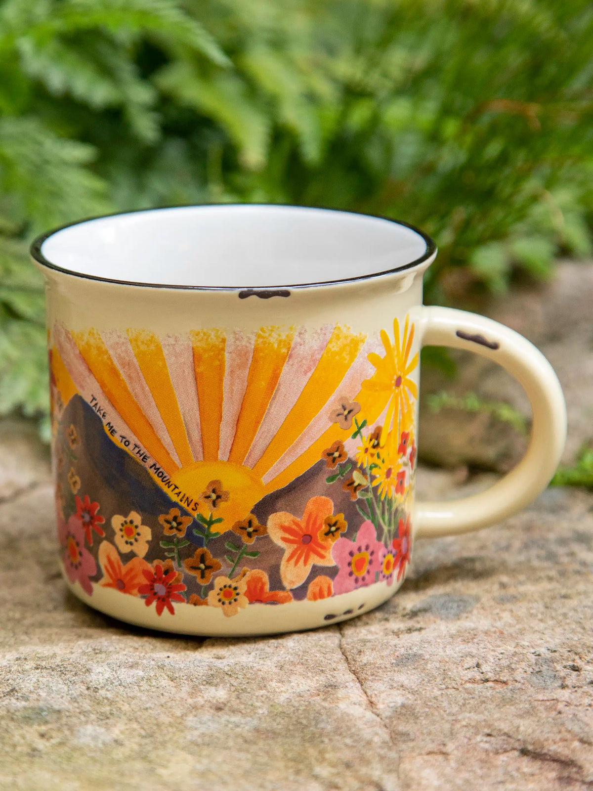 Camping Mountain Coffee Mug