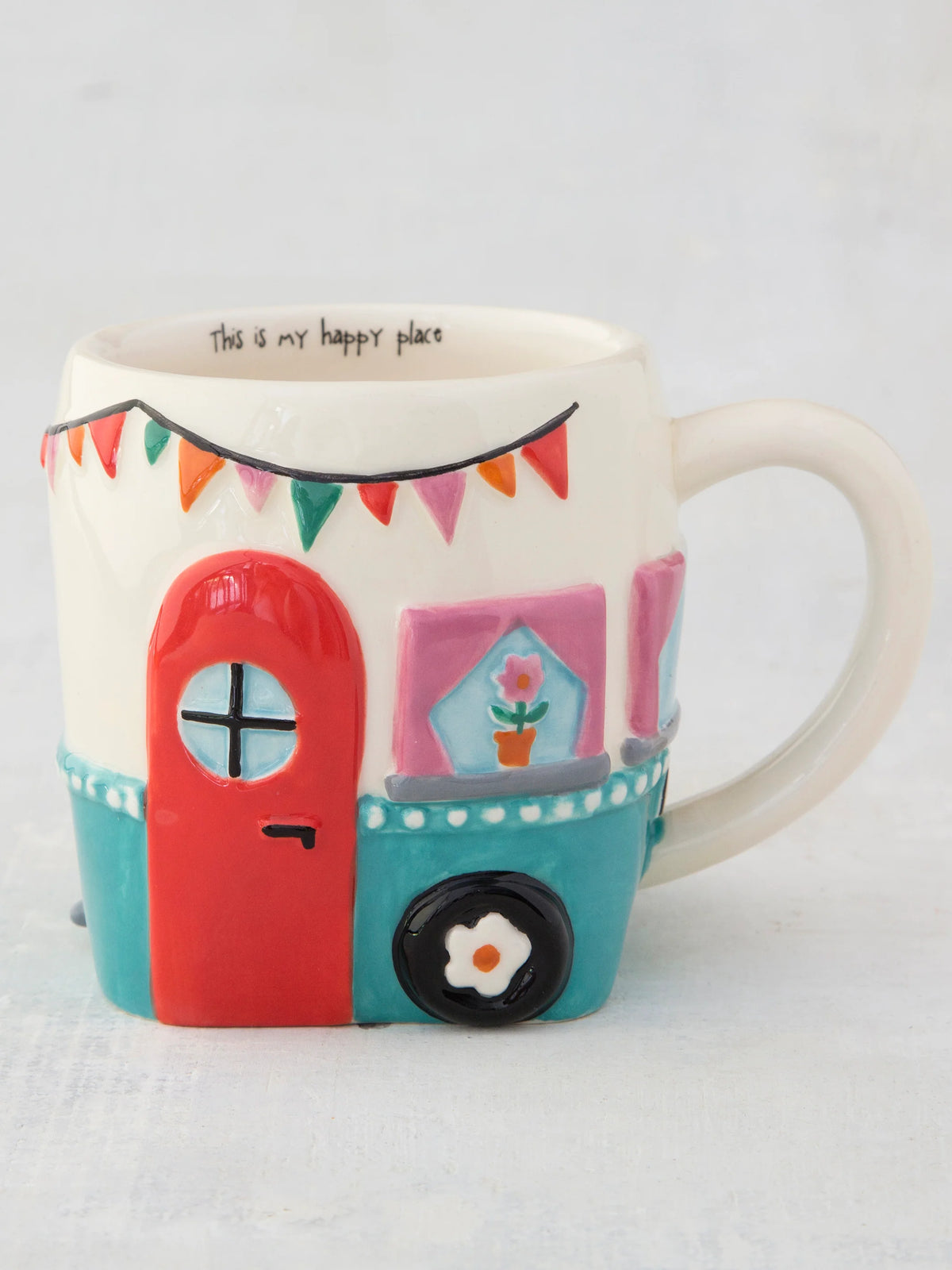 Folk Art Mug - Hazel The Camper