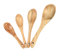 Pot Holders w/ Acacia Wooden Measuring Spoons