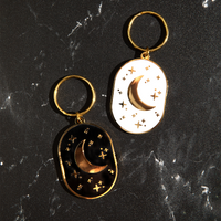 Double-Sided Night Sky Keychain