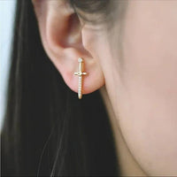 Dagger Stud Earrings