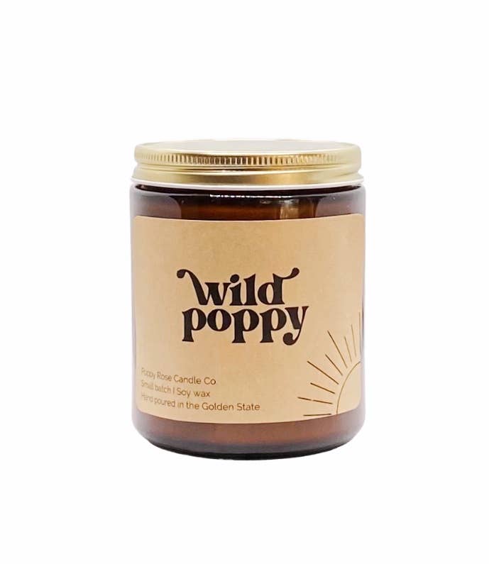 Wild Poppy Candles