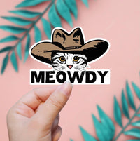 Meowdy Sticker